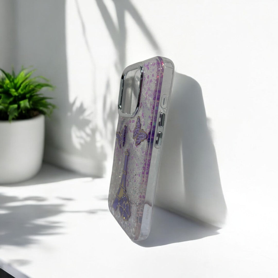 Glitter Case | iPhone 15 Pro (Paris Violet, Pack of: 1)