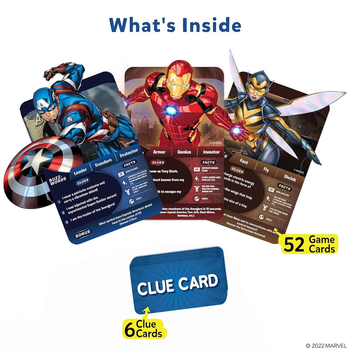Skillmatics Guess in 10 Marvel, Perfect for Boys, Girls, Kids, Teens, Adults Who Love Card Games, Board Games, Toys, Avengers, Spiderman, Iron Man, Gifts for Ages 8-99 YRS