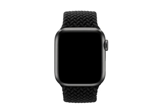 Pitch Black | Braided Solo Loop | iWatch Straps