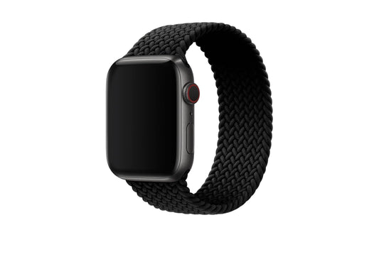 Pitch Black | Braided Solo Loop | iWatch Straps