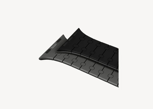 Black & Grey | Classic In Silicone | iWatch Straps