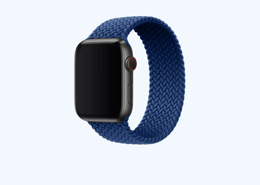 Denim Blue | Braided Solo Loop | iWatch Straps
