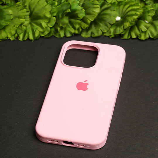 Silicon Back Cover | iPhone 16 Pro Max (Light Pink, Grip Case, Silicon, Pack of: 1)