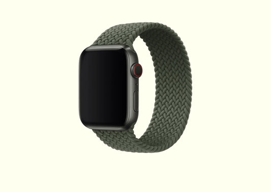 Hunter Green| Braided Solo Loop | iWatch Straps