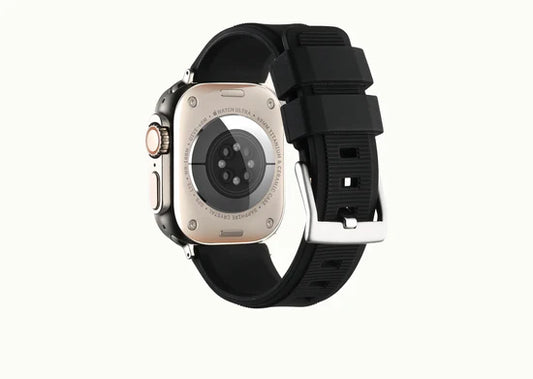 Just Black | Buckle Up In Silicone | iWatch Straps