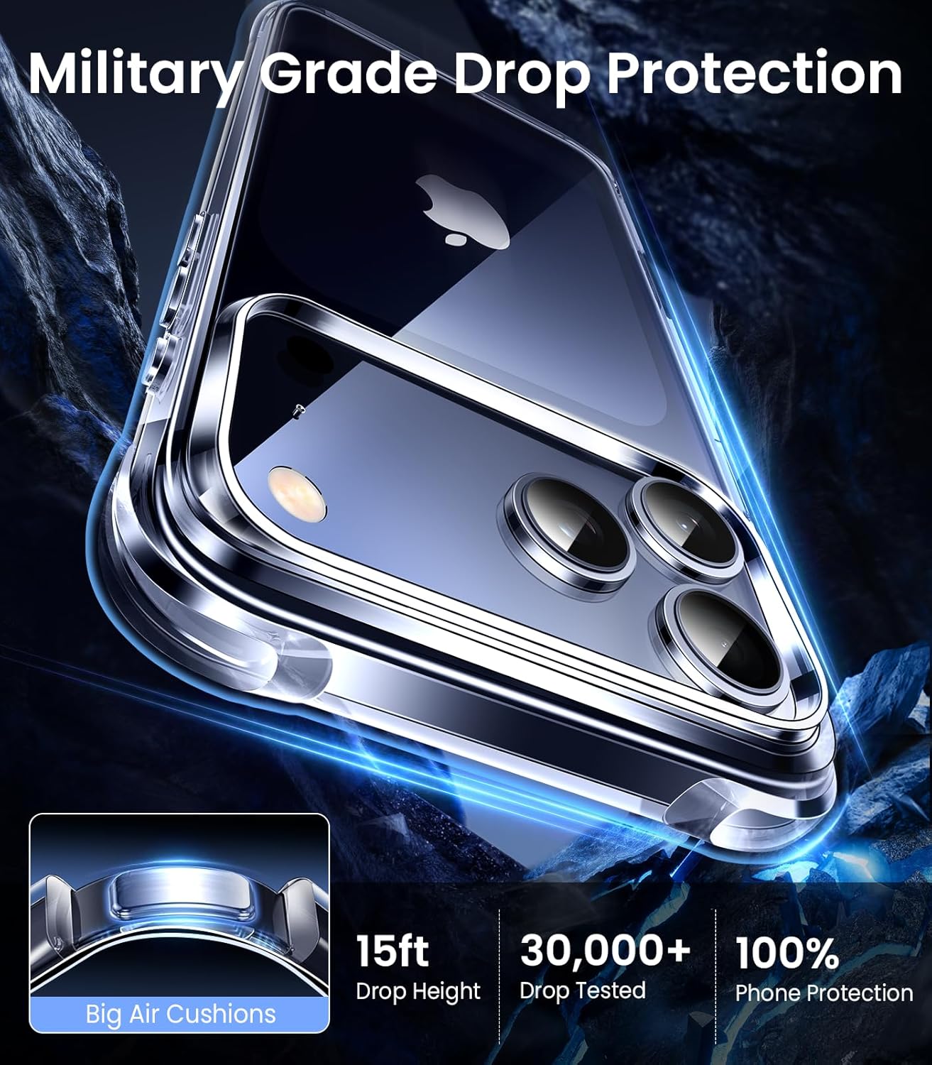 iPhone 17 PRO | Premium Clear Case | Anti-Yellowing, Pack of: 1