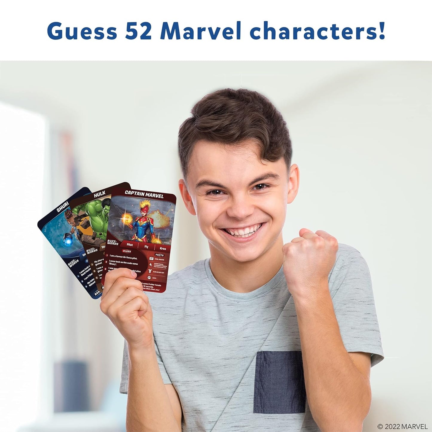 Skillmatics Guess in 10 Marvel, Perfect for Boys, Girls, Kids, Teens, Adults Who Love Card Games, Board Games, Toys, Avengers, Spiderman, Iron Man, Gifts for Ages 8-99 YRS