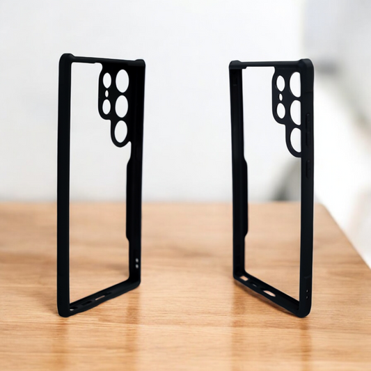 XUNDO S23 ULTRA Case | Black, Camera Bump Protector, Pack of : 1