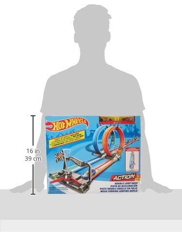 Hot Wheels Action Dual Loop Dash - with 2 Cars