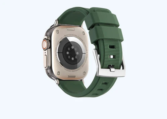 Dark Green | Buckle Up In Silicone | iWatch Straps