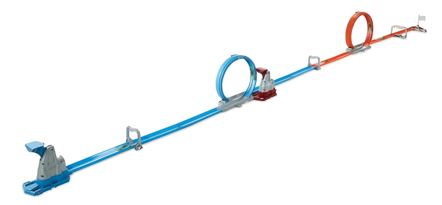 Hot Wheels Action Dual Loop Dash - with 2 Cars