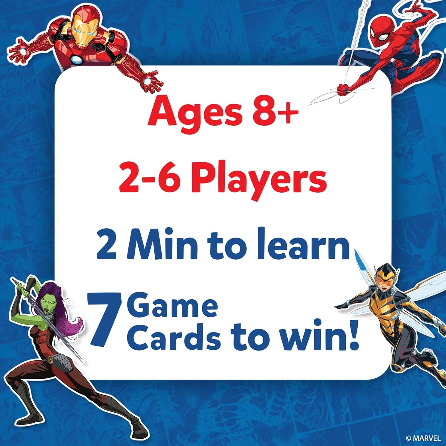 Skillmatics Guess in 10 Marvel, Perfect for Boys, Girls, Kids, Teens, Adults Who Love Card Games, Board Games, Toys, Avengers, Spiderman, Iron Man, Gifts for Ages 8-99 YRS