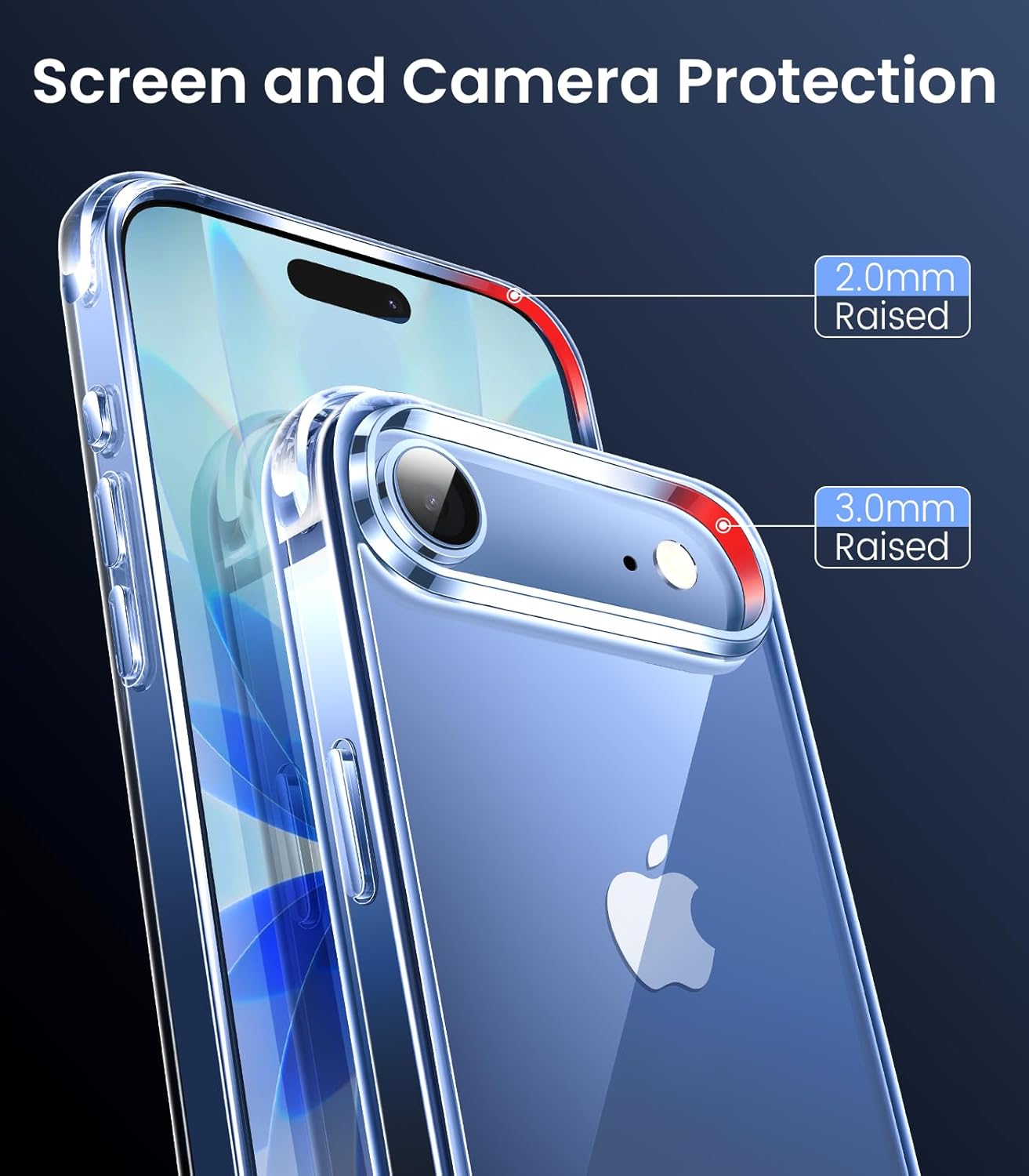 iPhone 17 AIR | Premium Clear Case | Anti-Yellowing, Pack of: 1