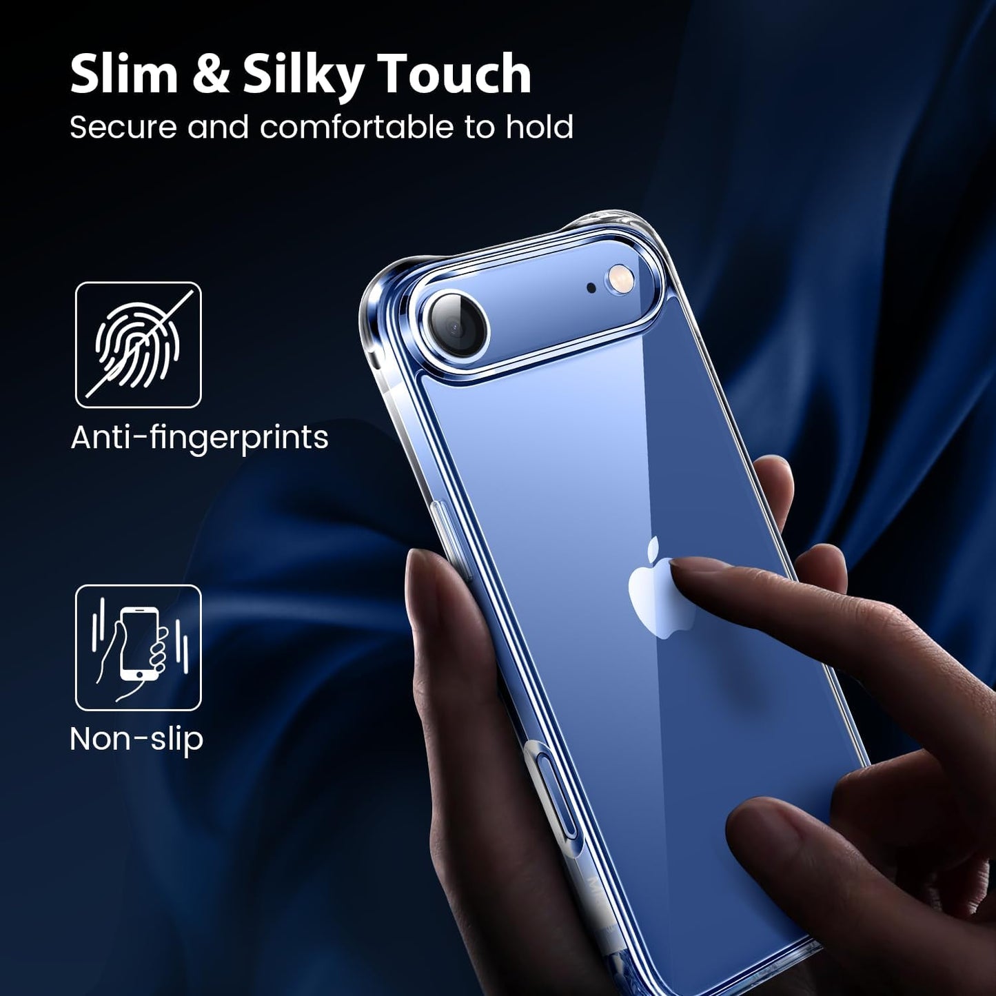 iPhone 17 AIR | Premium Clear Case | Anti-Yellowing, Pack of: 1