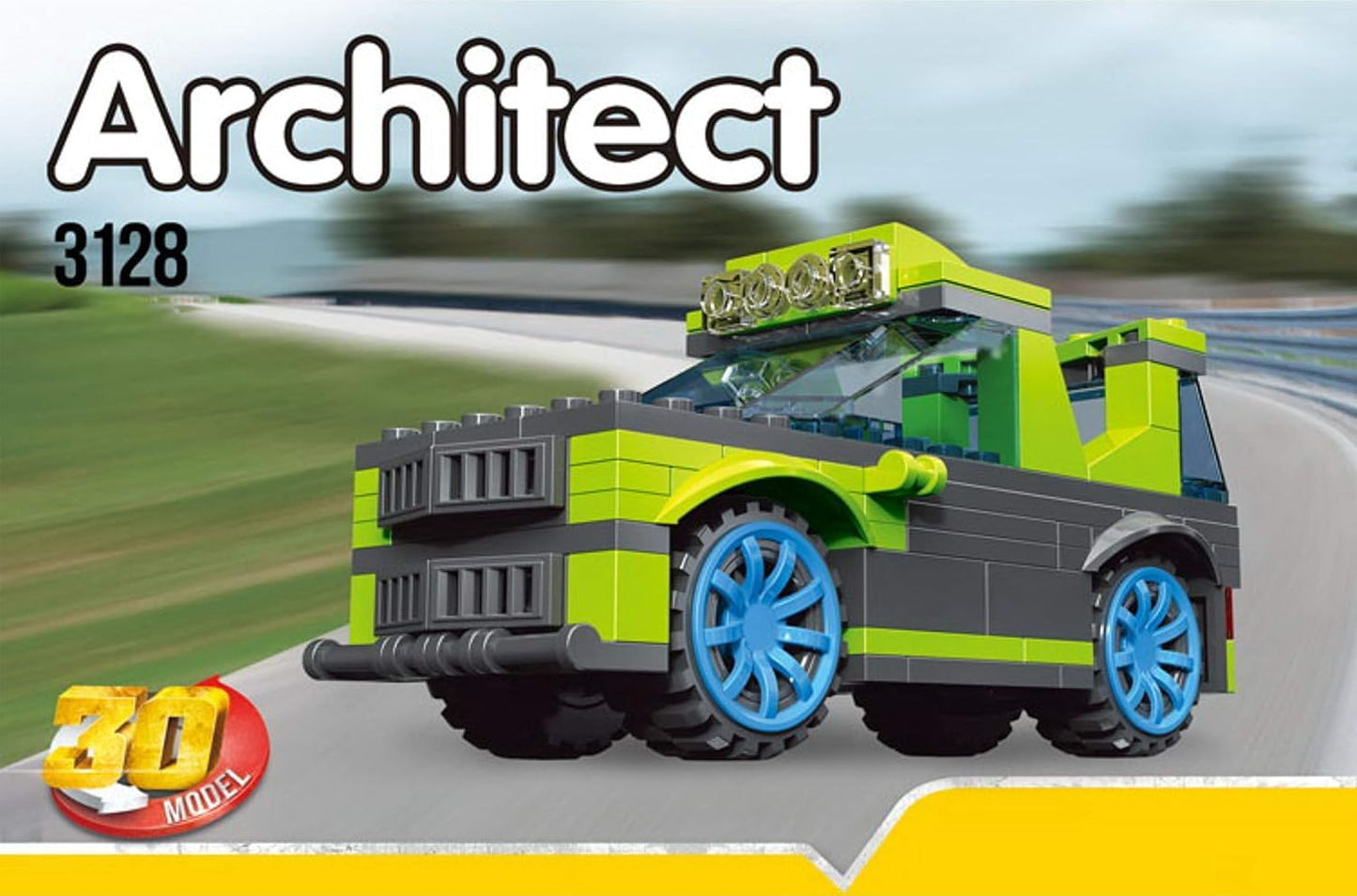 estie toys Construction BlocksToys,Construction Kit, STEM Learning Building Bricks Set, Birthday Gifts for Kids Children Girls Boys (30 in1 Rally Race Car), Set Of 1