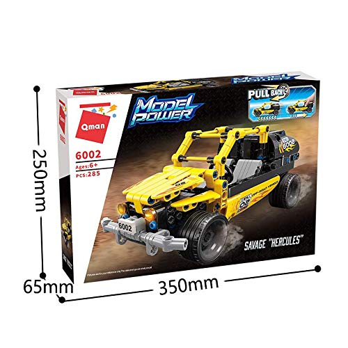 Qman Model Power Savage Hercules Building Blocks with 285 Pieces | Car Blocks | Blocks Toy for Kids (6-12 Years) Multicolor