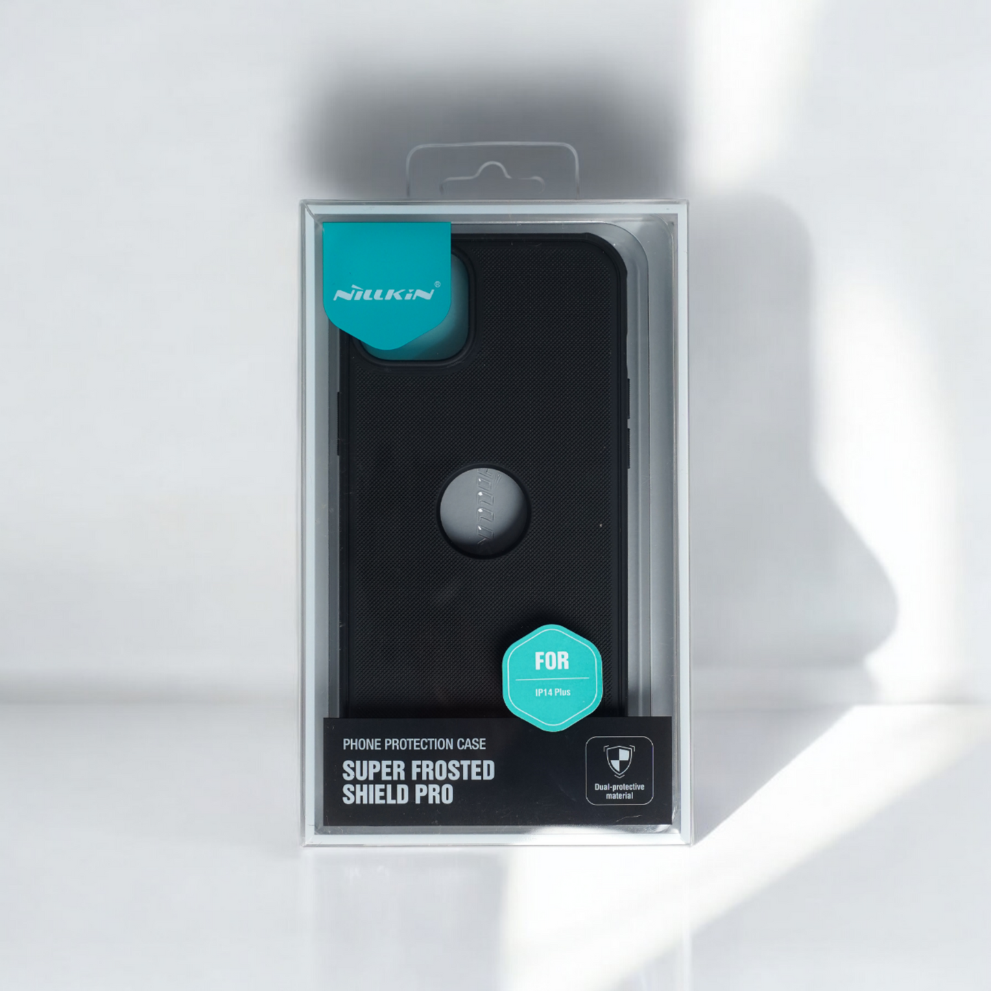 Nilkin iPhone 14 Plus Case | Super Frosted Shield Pro | Black