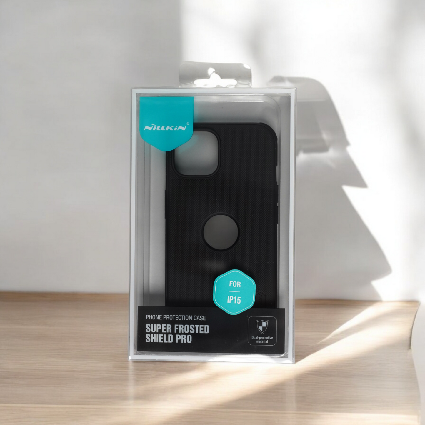 Nilkin iPhone 15 | Black | Super Frosted Shield Pro