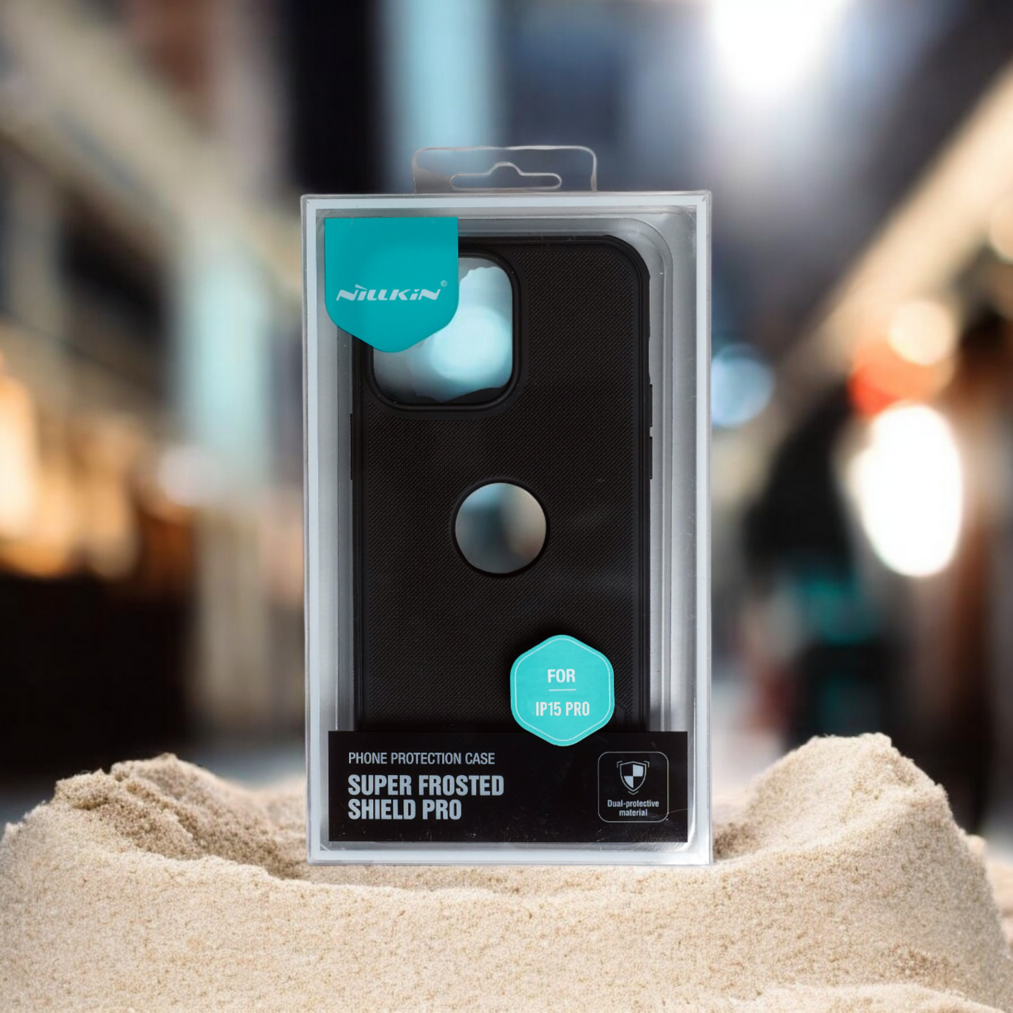 Nilkin iPhone 15 Pro Case | Black | Super Frosted Shield Pro