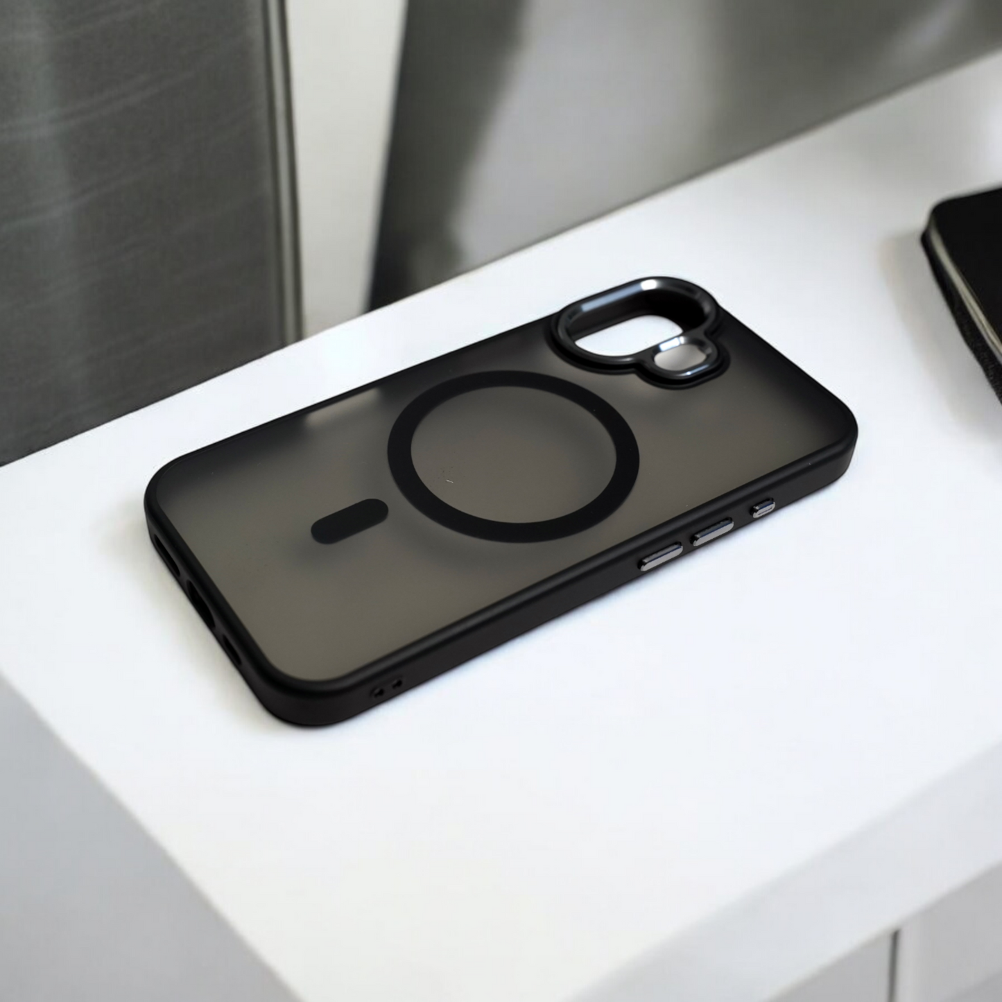 RAYON | Apple iPhone 16 Black Case with MagSafe | Protection Case