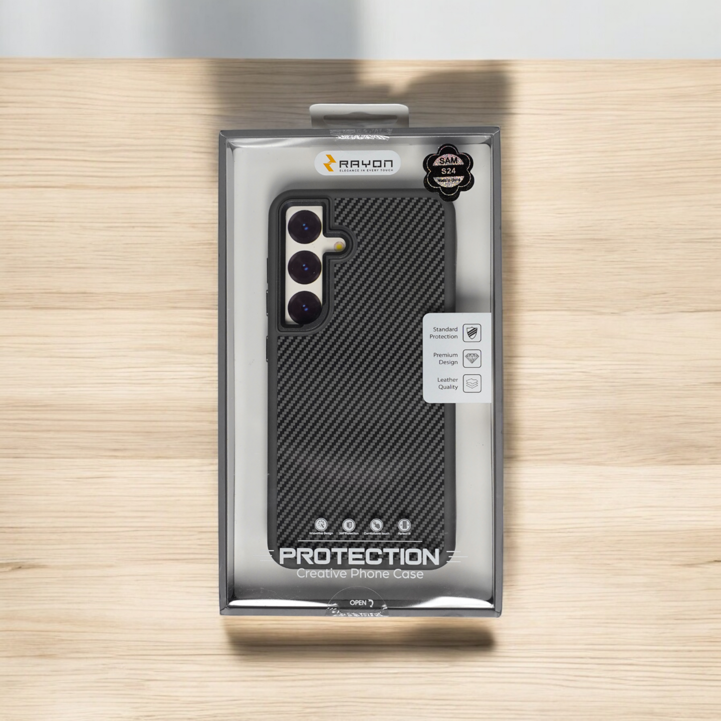 RAYON | Samsung S24 Zebra strip case | Protection Case