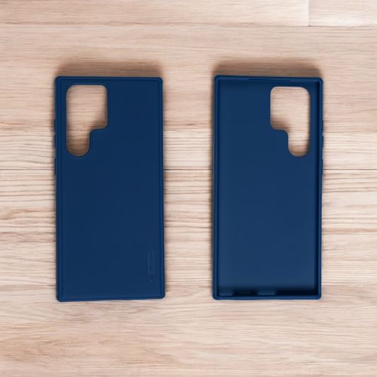 Nilkin Samsung S23 Ultra Case | Blue | Super Frosted Shield Pro