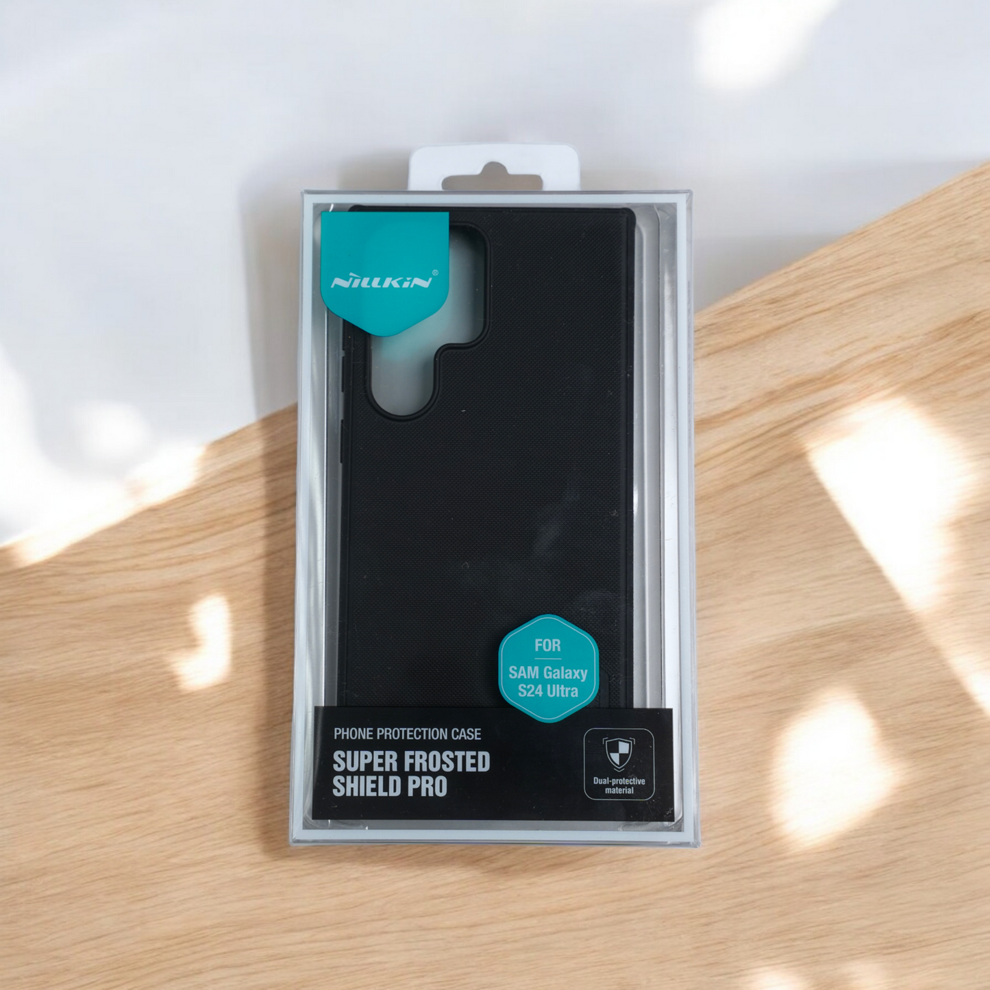 Nilkin Samsung S24 Ultra Case | Black | Super Frosted Shield Pro