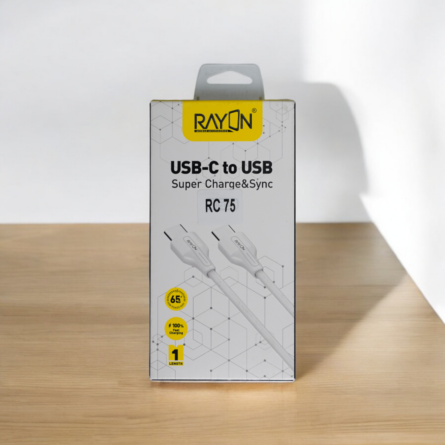 RAYON USB C to C Cable | Super Charge and Sync