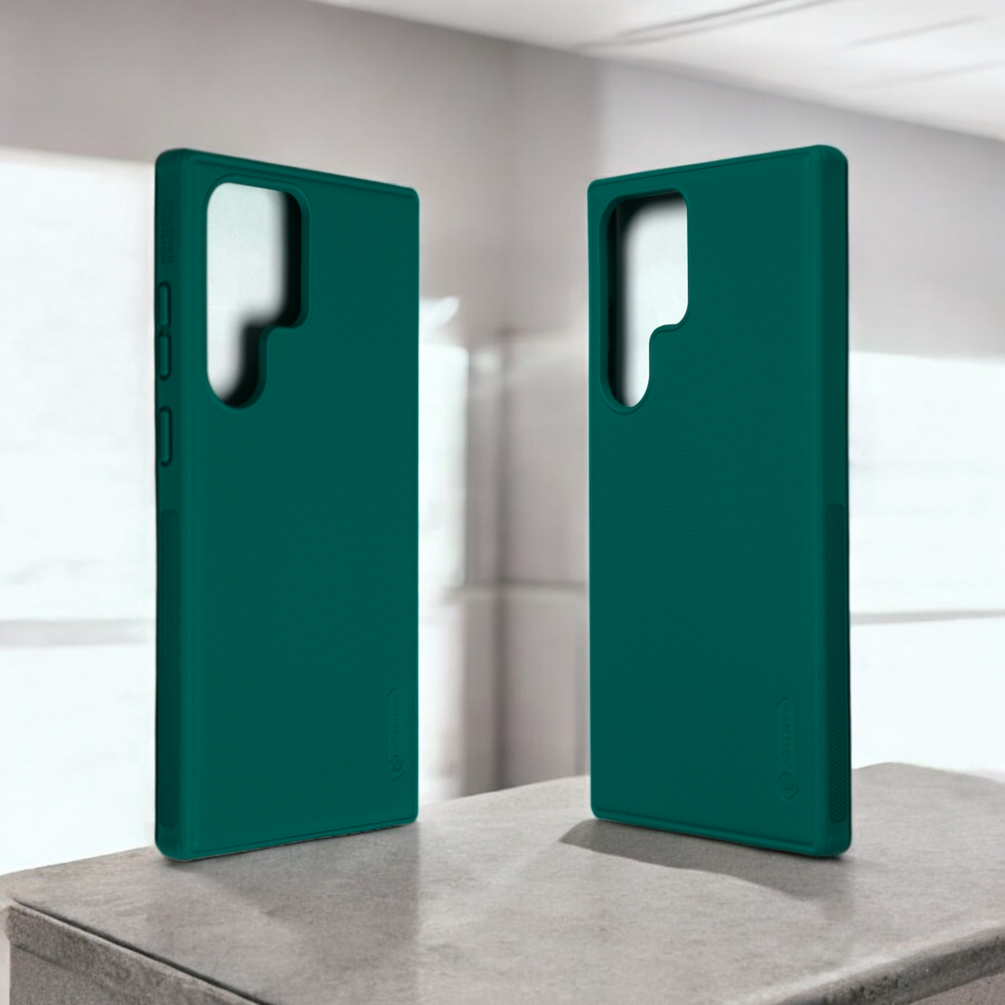 Nilkin Samsung S23 Ultra Case | Green | Super Frosted Shield Pro