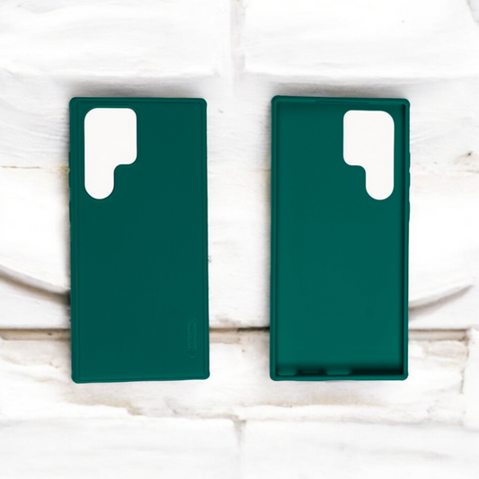 Nilkin Samsung S23 Ultra Case | Green | Super Frosted Shield Pro