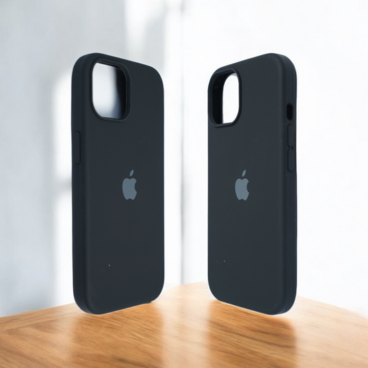 Silicon Back Cover | iPhone 14 (Black, Grip Case, Silicon, Pack of: 1)