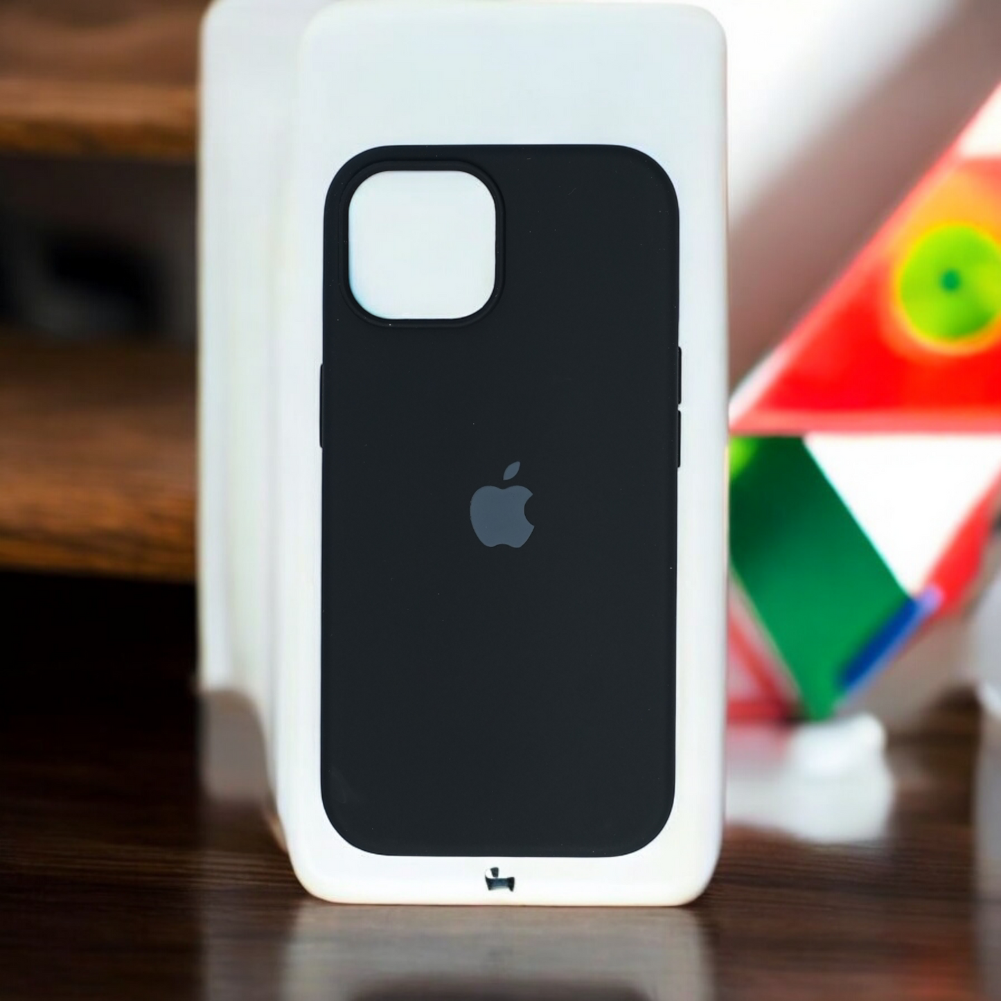 Silicon Back Cover | iPhone 15 Plus (Black, Grip Case, Silicon, Pack of: 1)
