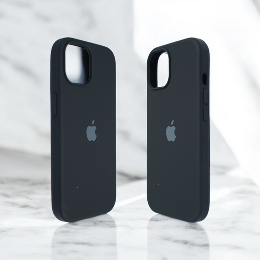 Silicon Back Cover | iPhone 16 Pro (Black, Grip Case, Silicon, Pack of: 1)