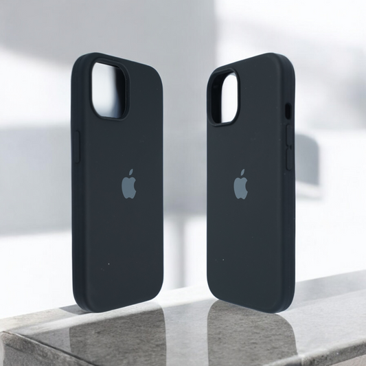 Silicon Back Cover | iPhone 16 Pro Max (Black, Grip Case, Silicon, Pack of: 1)