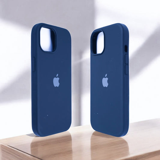 Silicon Back Cover | iPhone 12 Pro (Blue Grip Case, Silicon, Pack of: 1)