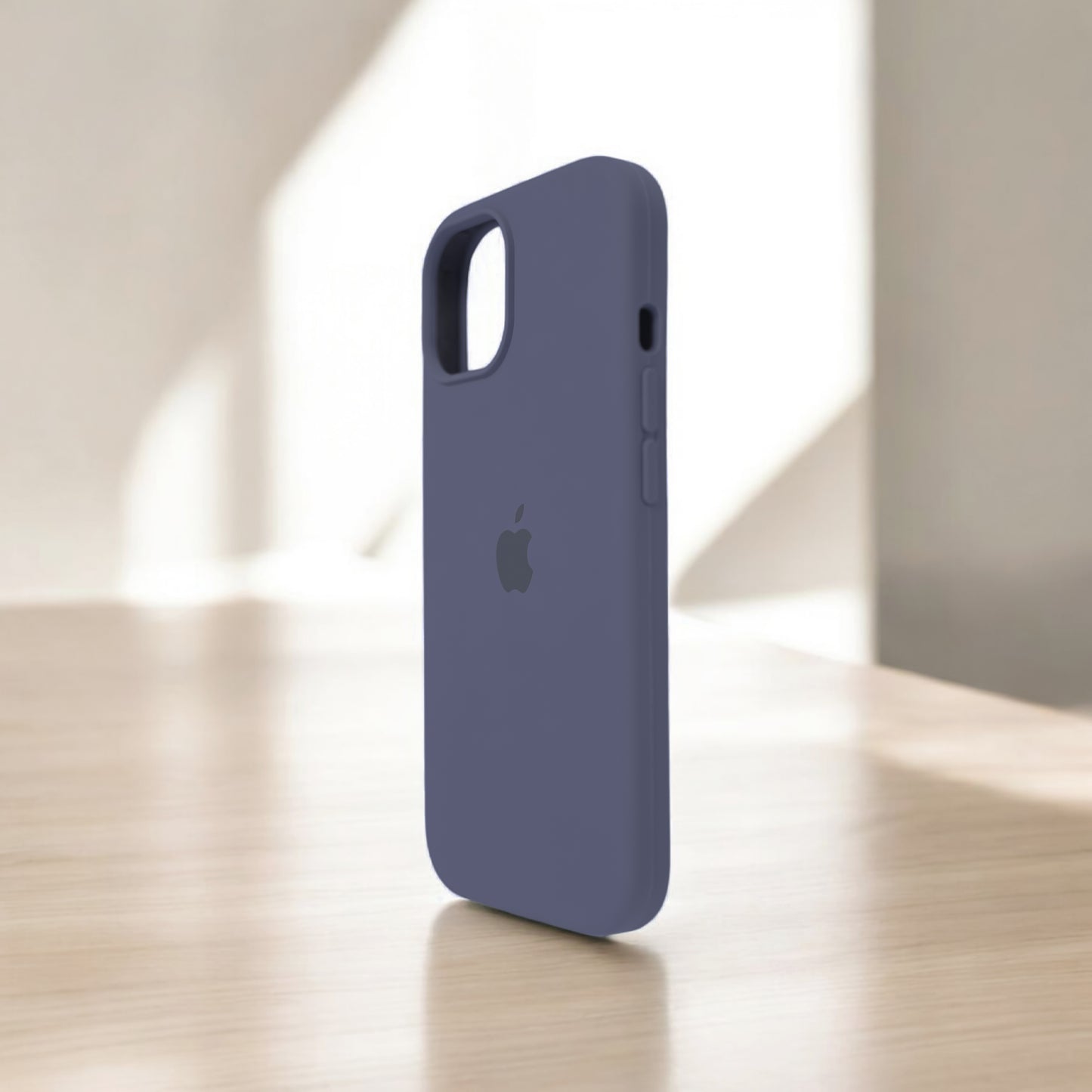 Silicon Back Cover | iPhone 12 (Violet Gray Grip Case, Silicon, Pack of: 1)