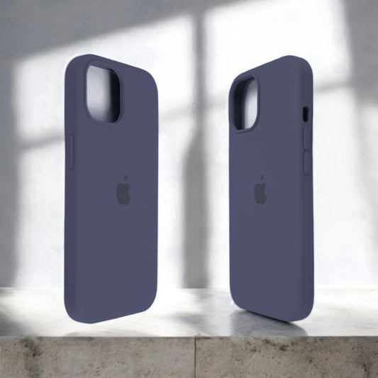 Silicon Back Cover | iPhone 12 Pro (Violet Gray Grip Case, Silicon, Pack of: 1)