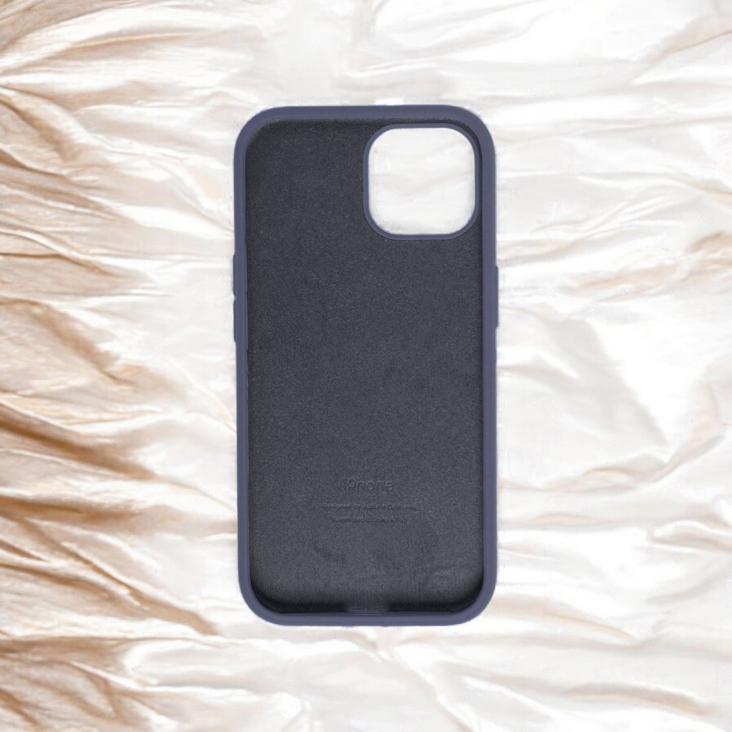 Silicon Back Cover | iPhone 12 (Violet Gray Grip Case, Silicon, Pack of: 1)