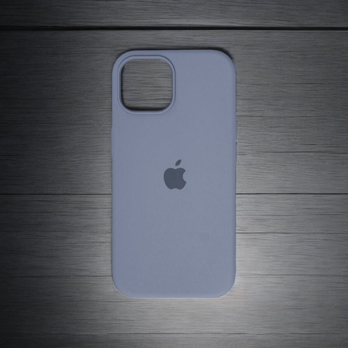 Silicon Back Cover | iPhone 13 Pro Max (Mild Blue Grip Case, Silicon, Pack of: 1)