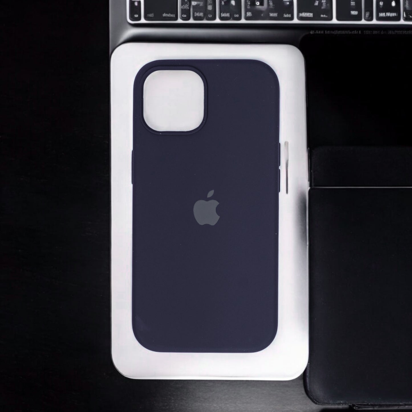 Silicon Back Cover | iPhone 15 Pro Max (Deep Indigo, Grip Case, Silicon, Pack of: 1)