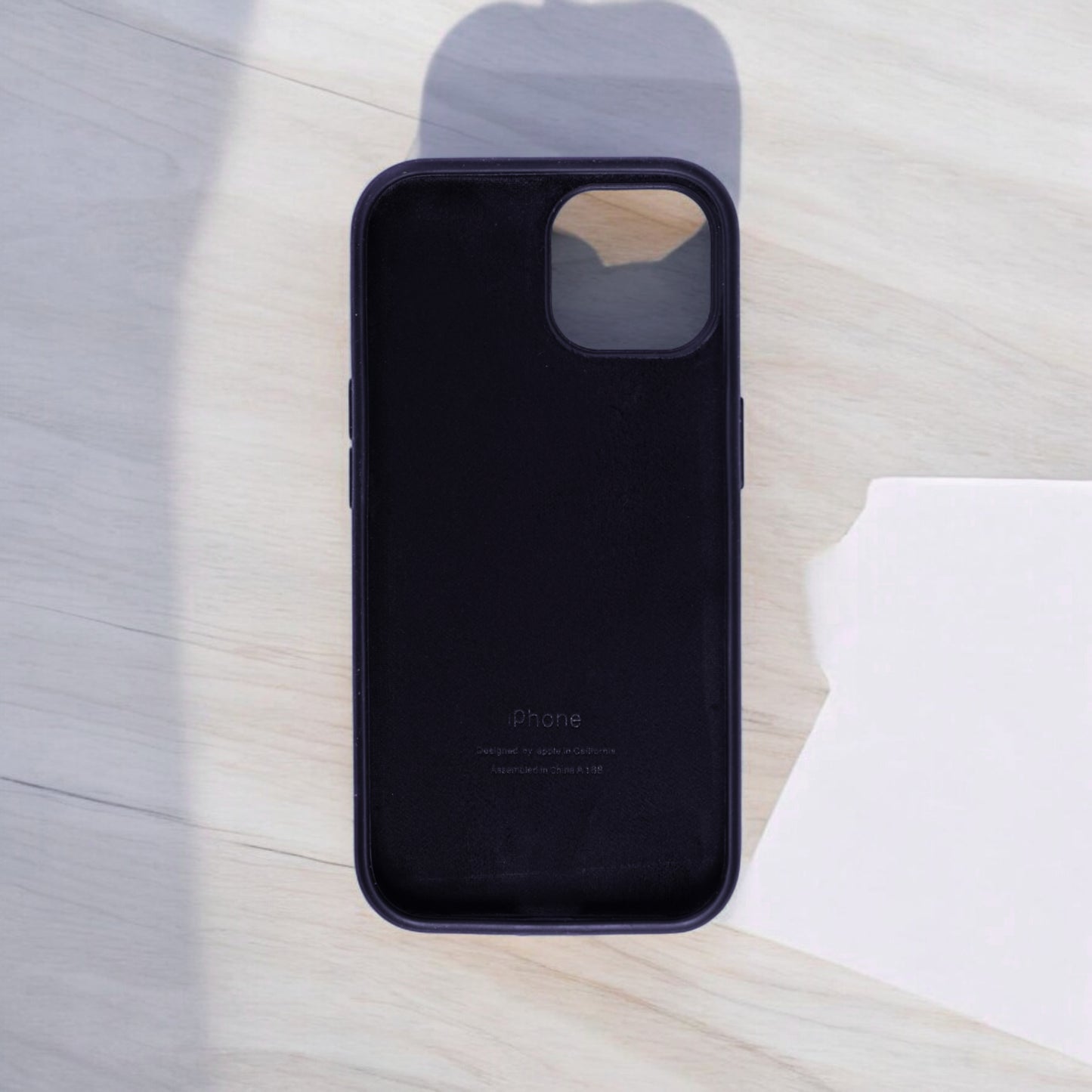 Silicon Back Cover | iPhone 14 (Dark Violet, Grip Case, Silicon, Pack of: 1)