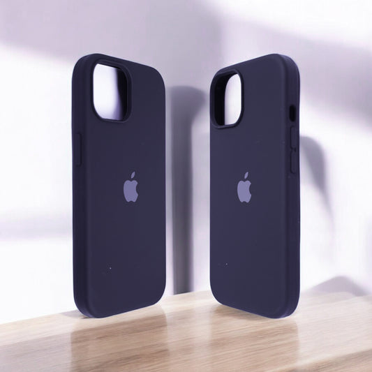 Silicon Back Cover | iPhone 14 Plus (Dark Violet, Grip Case, Silicon, Pack of: 1)