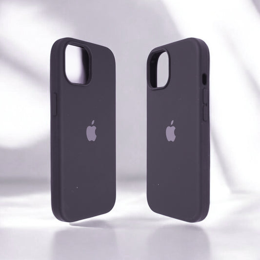 Silicon Back Cover | iPhone 14 Plus (Dark Violet Grey, Grip Case, Silicon, Pack of: 1)