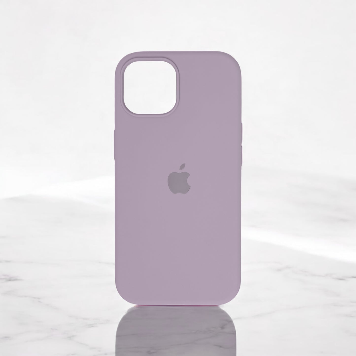 Silicon Back Cover | iPhone 15 Plus (Rose Grey, Grip Case, Silicon, Pack of: 1)