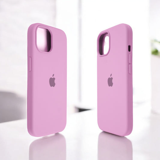Silicon Back Cover | iPhone 15 Plus (Pink, Grip Case, Silicon, Pack of: 1)