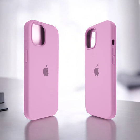 Silicon Back Cover | iPhone 16 Pro (Pink, Grip Case, Silicon, Pack of: 1)