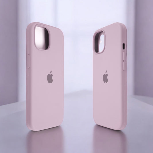 Silicon Back Cover | iPhone 15 Pro (Light Pink, Grip Case, Silicon, Pack of: 1)