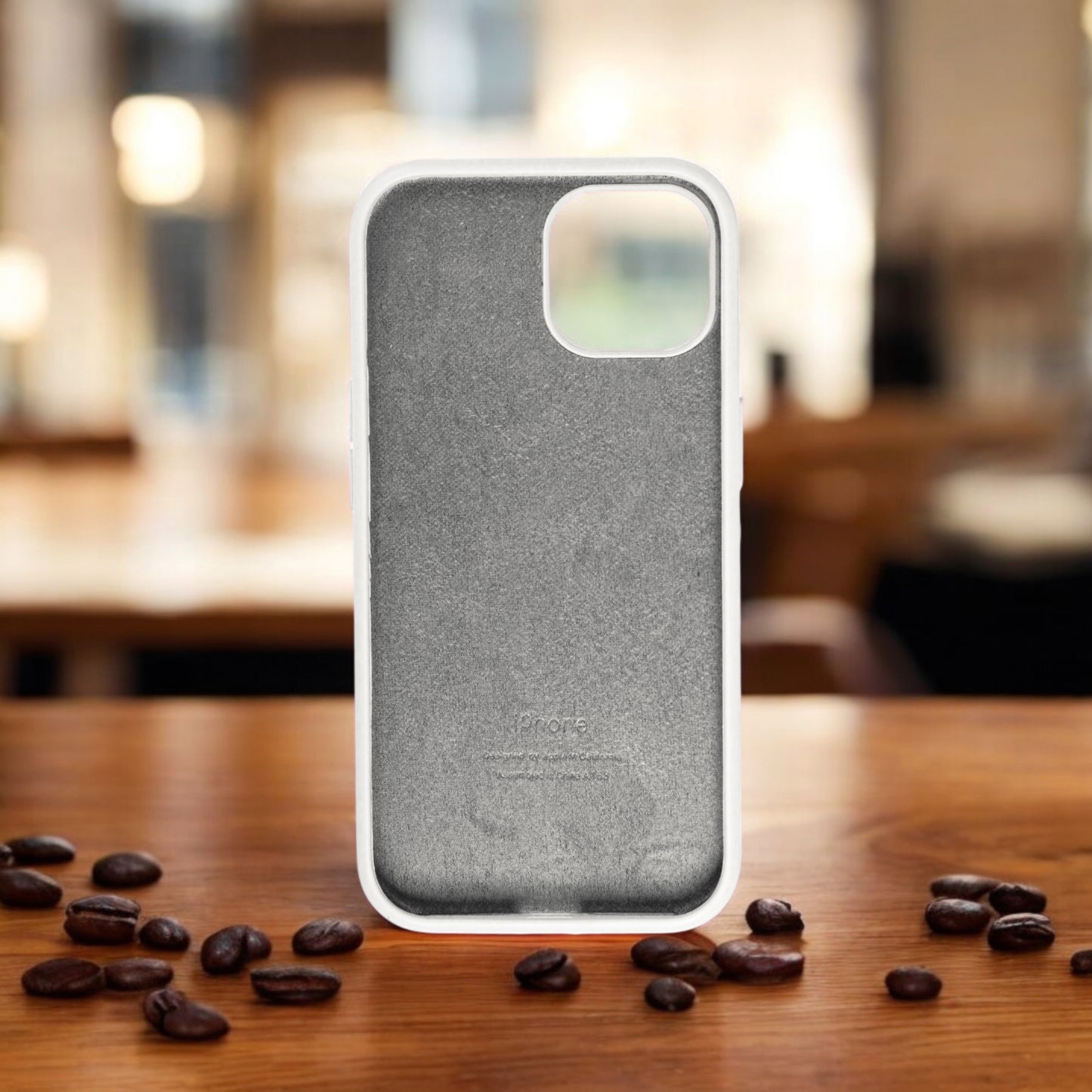 Silicon Back Cover | iPhone 15 Plus (Off White, Grip Case, Silicon, Pack of: 1)