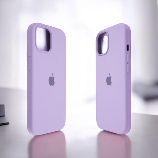 Silicon Back Cover | iPhone 14 Plus (Light Violet, Grip Case, Silicon, Pack of: 1)