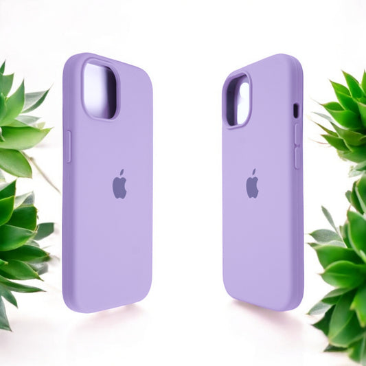 Silicon Back Cover | iPhone 16 Pro (Light Violet, Grip Case, Silicon, Pack of: 1)